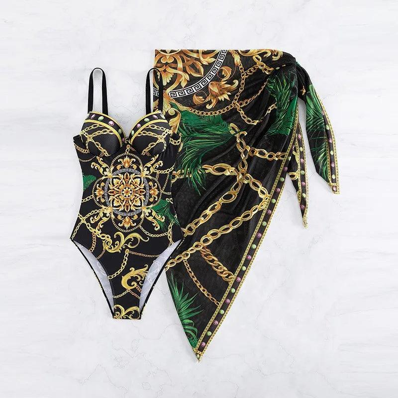 Conjunto Maiô Luxo com Saída de Praia