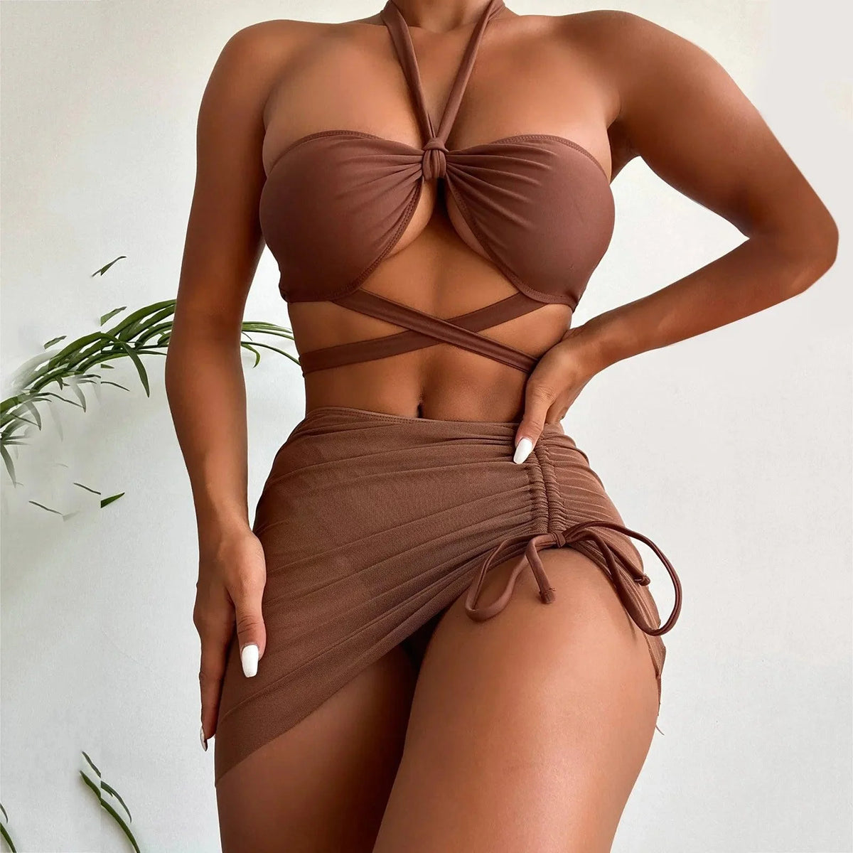 Conjunto Biquíni 3 Peças