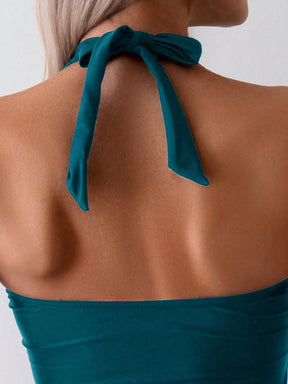Conjunto Tankini Elegance com Amarração Frontal