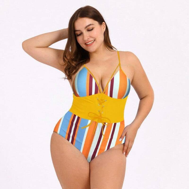 Maiô Plus Size Rosa