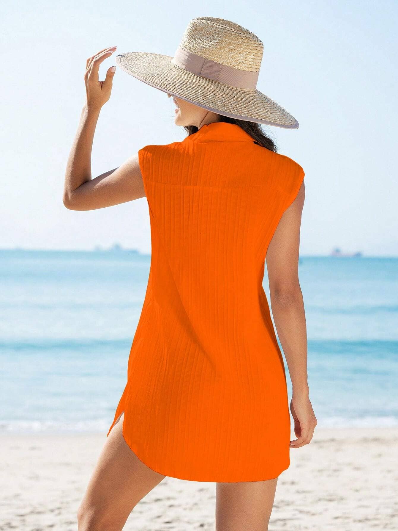 Saída de Praia Elegance Decote V